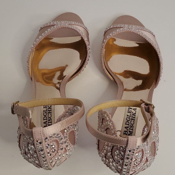Badgley Mischka jeweled Gillian heels size 7.5 - Picture 7 of 15